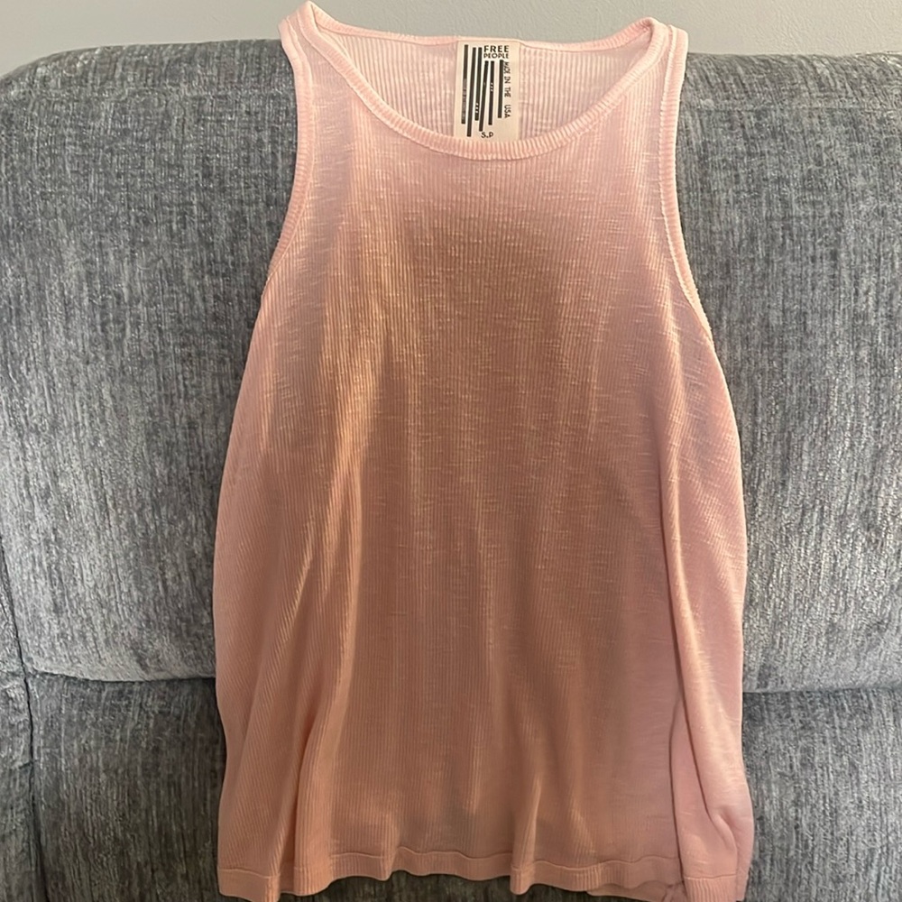 Free people small pink tank top